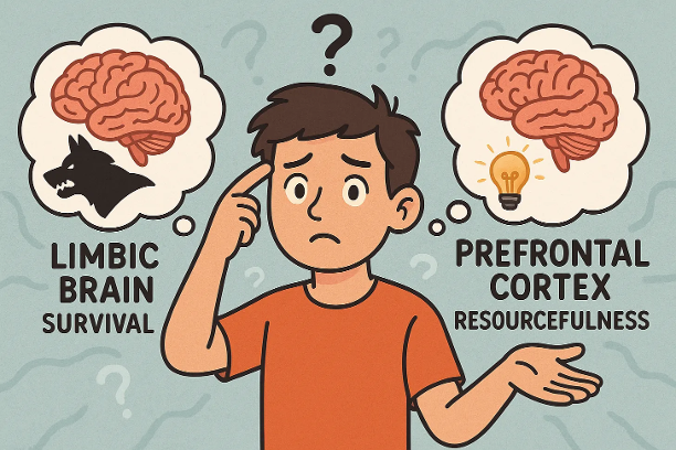Overcoming Your Brain’s Survival Instincts: A Guide to Resourcefulness in Life and Work